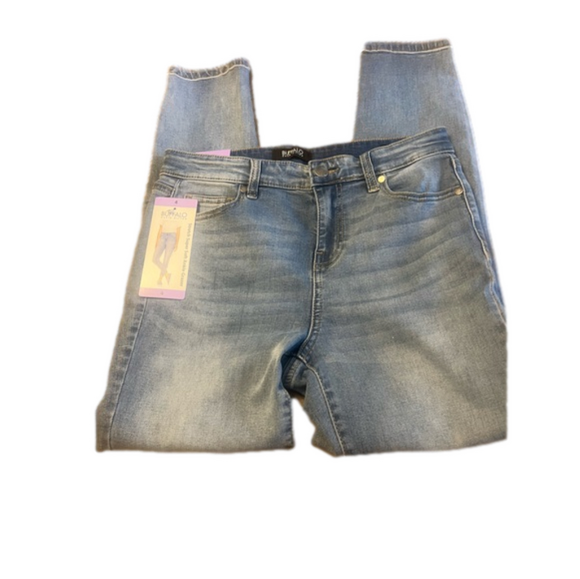 NWT Buffalo Jeans (David Bitton) Aubrey Ankle Grazer High-Rise Stretch Jeans - Picture 2 of 11